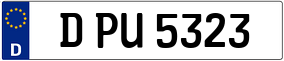 Truck License Plate
